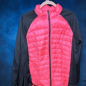 32 Degrees Pink and Black Puffer Jacket